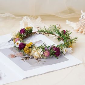 Baby Breath Crown, Dried Crown, Bride Crown, Wedding Crown, Daily Crown, Party Crown, Birthday Crown. (Option: Child)